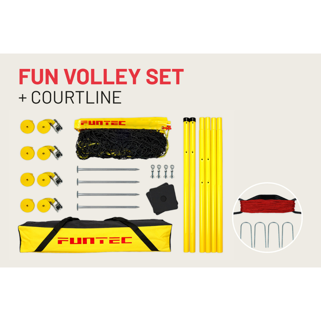 FUNTEC Fun Volley Set - Bundle