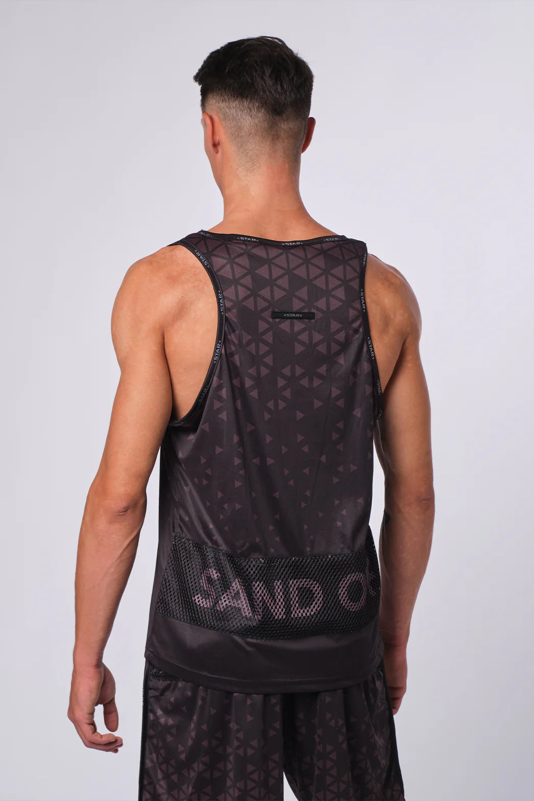 "Sand Off" Beach Volleyball Tank Top Black