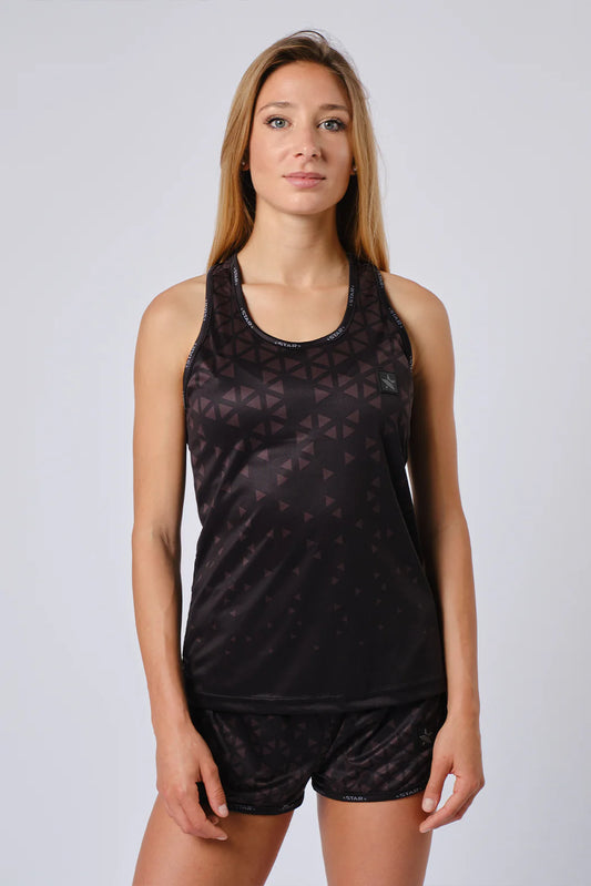 "Sand Off" Beach Volleyball Tank Top Women Black