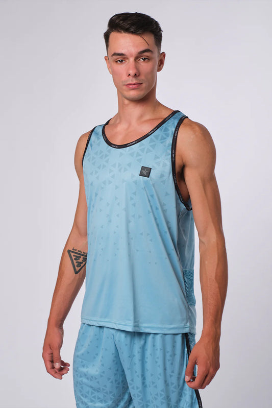 "Sand Off" Beach Volleyball Tank Top Blu